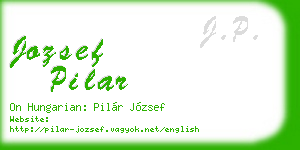 jozsef pilar business card