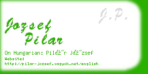 jozsef pilar business card